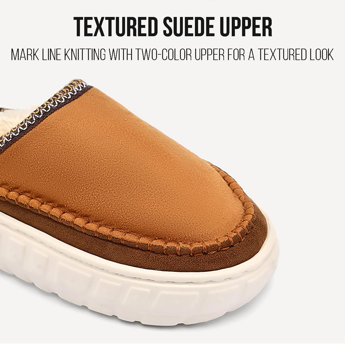 autumn new style cotton shoes and slippers for home and outdoor wear ins for couples same style for men and women plush thermal insulation toe cap eva