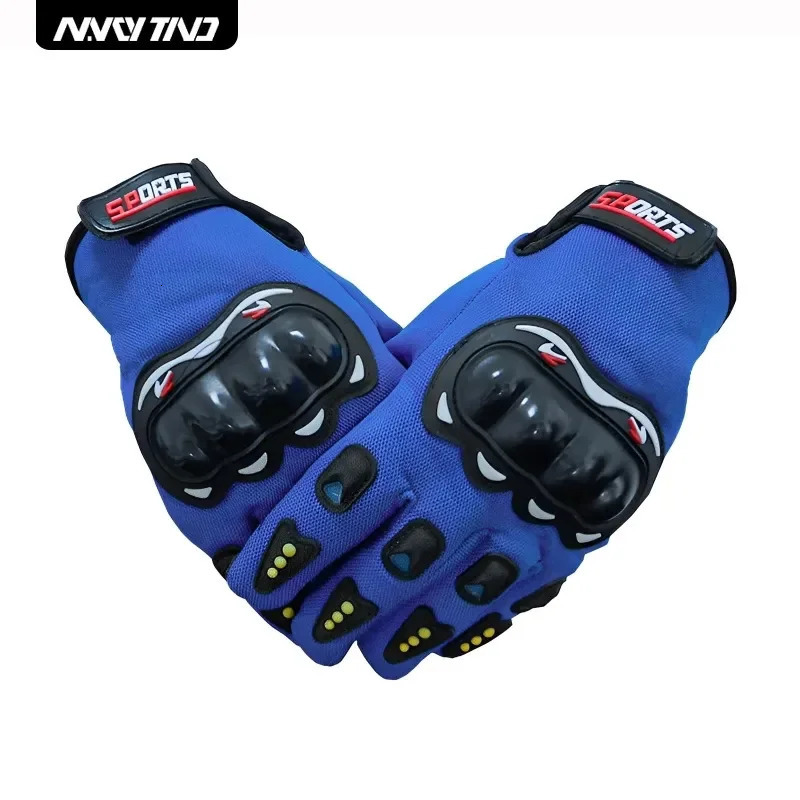 Motorcycle Gloves Breathable Full Finger Racing Hard Shell Outdoor Sports Protection Riding Cross Dirt Bike 250917