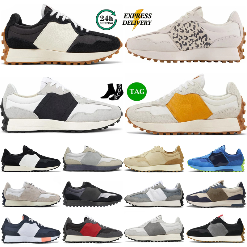 Designer Running Shoes For Mens Womens Sneakers Trainers Leather Leopard Sea Salt Suede Oxford Beige Black White Grey Designer Sports Gym Shoes