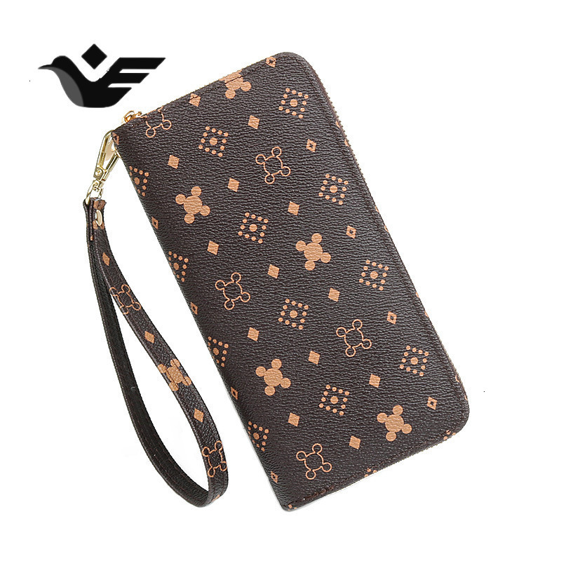 Feiyan Free Shipping New Designer Wallet 2025 High Quality Women's Wallet Korean Long Wallet Multi Card Coin Wallet Wallet Zipper Handbag