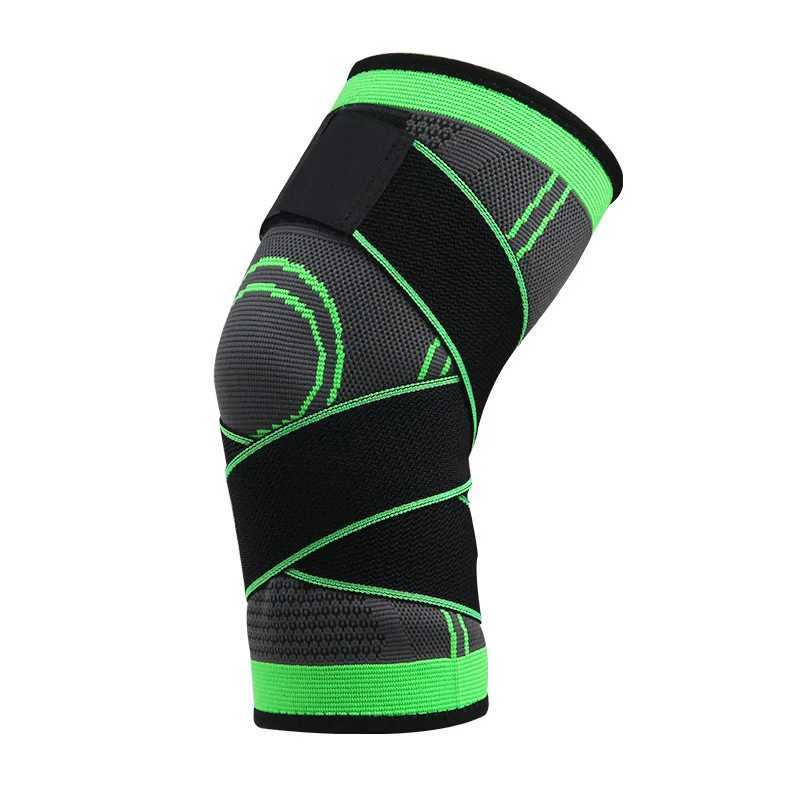2PCS Knee Pads Sports Pressurized Elastic Kneepad Support Fitness Basketball Volleyball Brace Medical Arthritis Joints Protector J250917