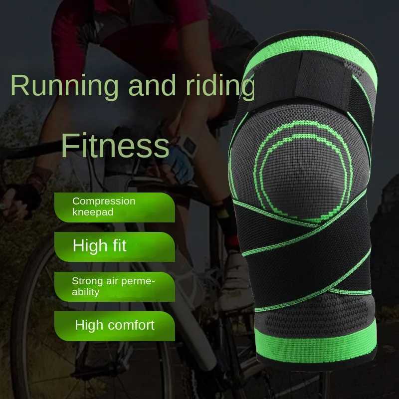 2PCS Knee Pads Sports Pressurized Elastic Kneepad Support Fitness Basketball Volleyball Brace Medical Arthritis Joints Protector J250917