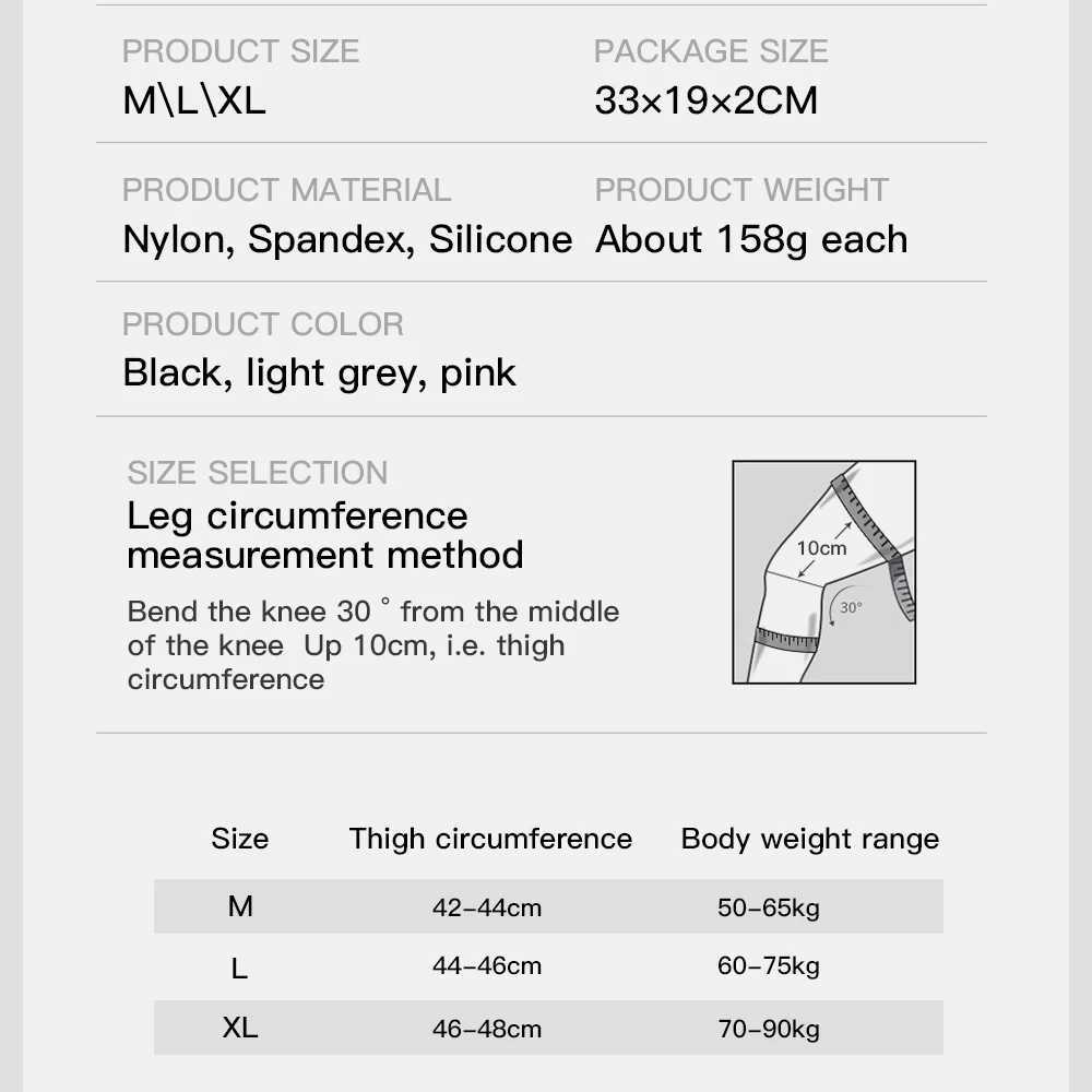 Professional Knee Support Compression Knee Sleeve Anti Slip Silicone Knee Braces for Knee Pain Meniscus Tear J250917