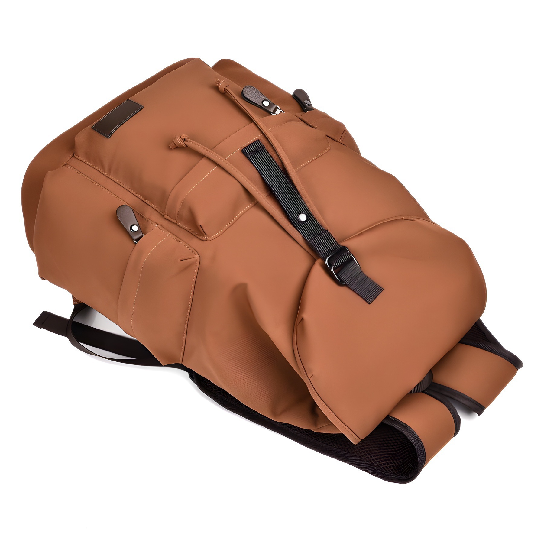 TOP Designer Men's high-end canvas backpack business commuting large capacity laptop backpack waterproof student school bag for women 01