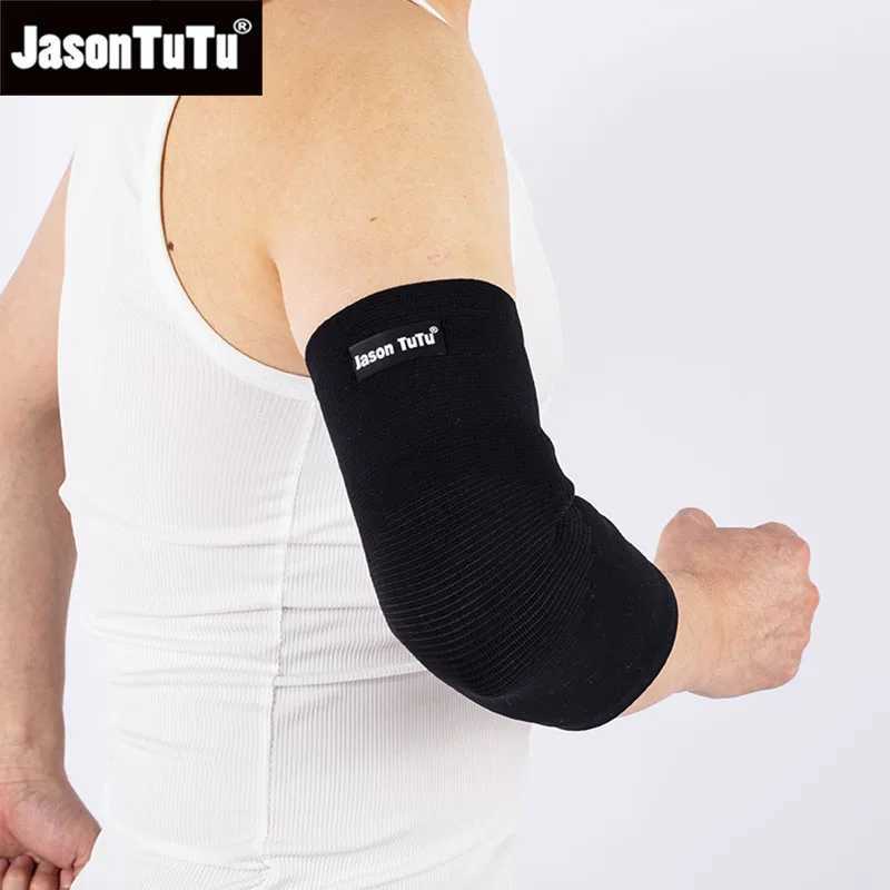 JASONTUTU 1PC Elbow Support Elastic Gym Sport Elbow Protective Pad Absorb Sweat Sport Basketball Tennis Arm Sleeve Elbow Brace J250917