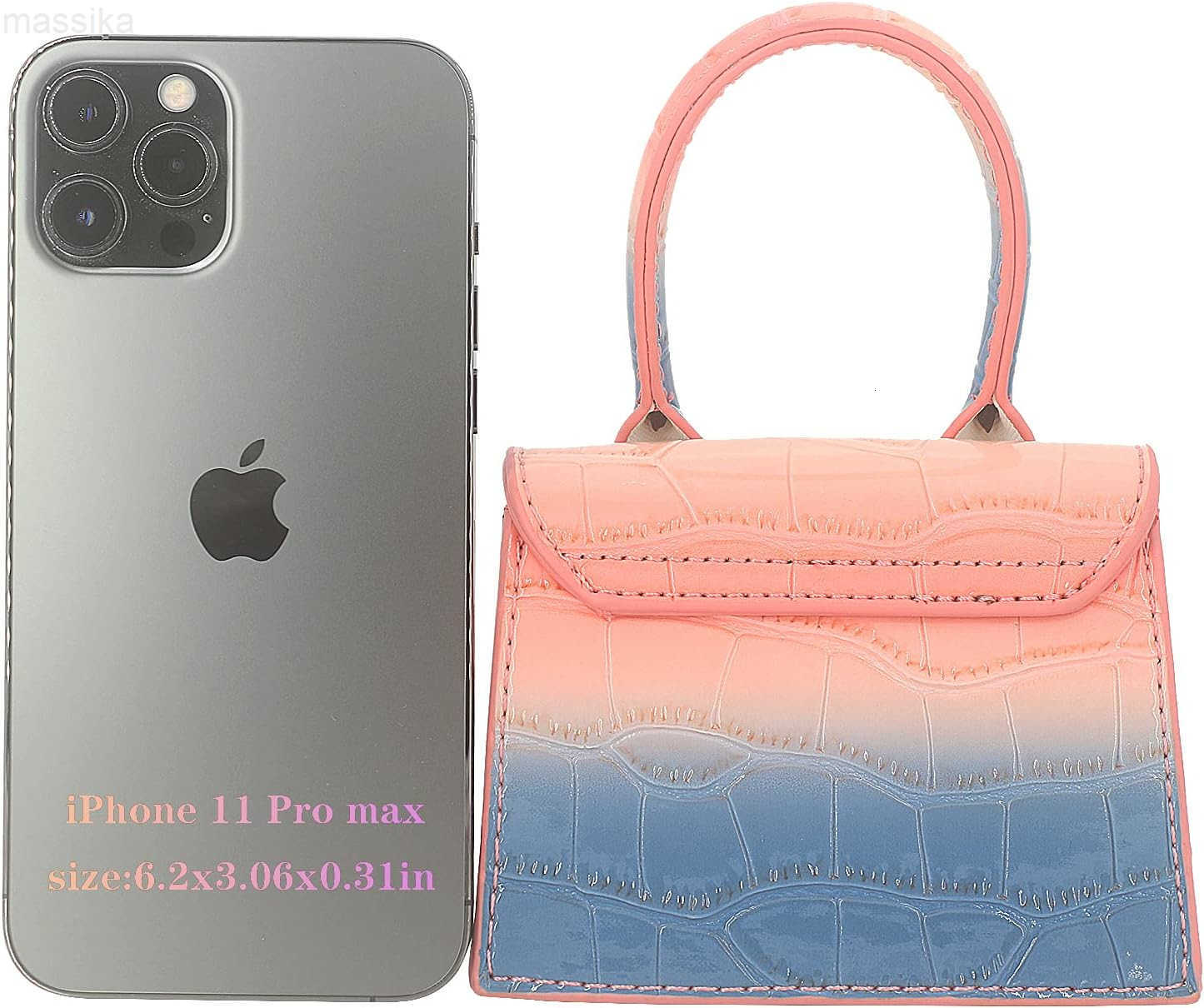 Mini Crossbody Bag for Women Girls Synthetic Leather Flap Purse Styling TopHandle Clutch Handbag M250917