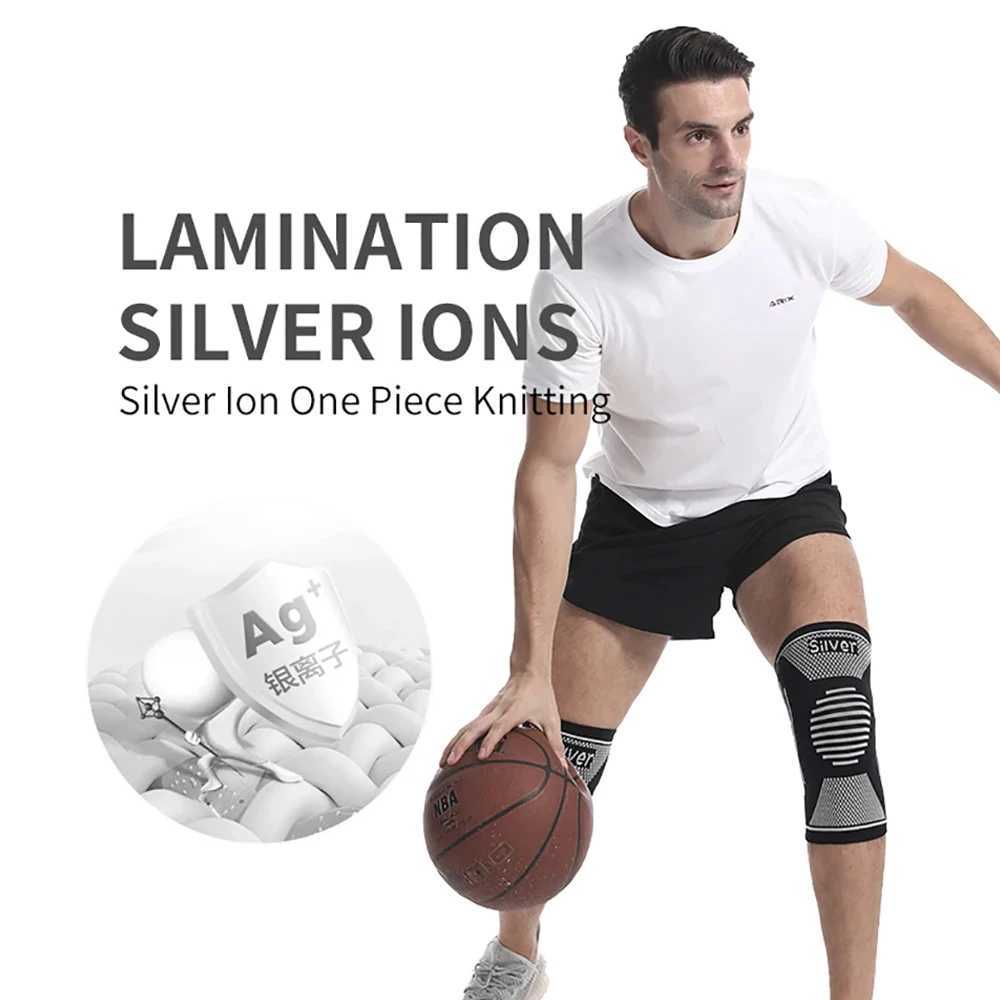 1PCS Leg Sleeve Knee Brace for Leg Pain for Men Women Knee Support for Running Basketball Volleyball Gym Workout Sports J2509171