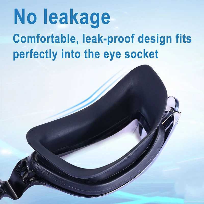 High Definition Swimming Goggles Adult Fashion Universal Silicone Waterproof Antifog Electroplating Swimming New Style J250917