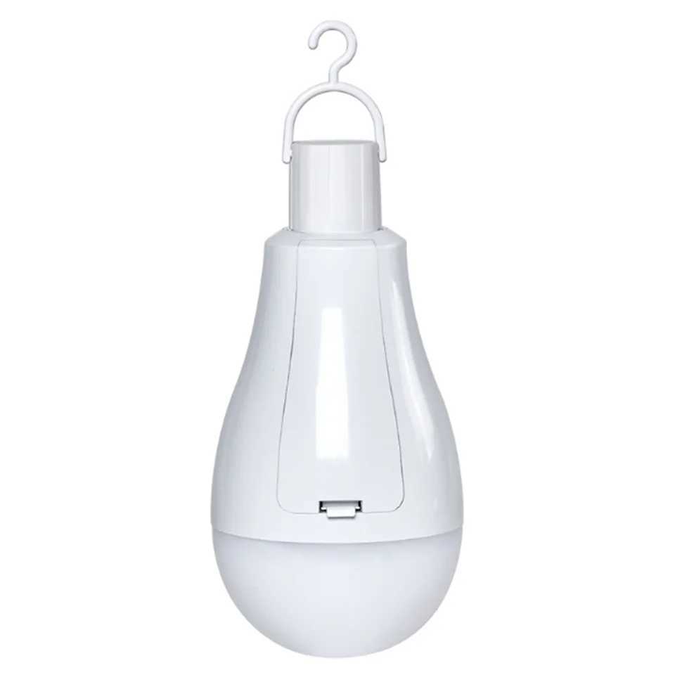 Outdoor Rechargeable LED Bulbs High Brightness Emergency Light Hook Camping Fishing Portable Lantern Night Light With Hook C250917