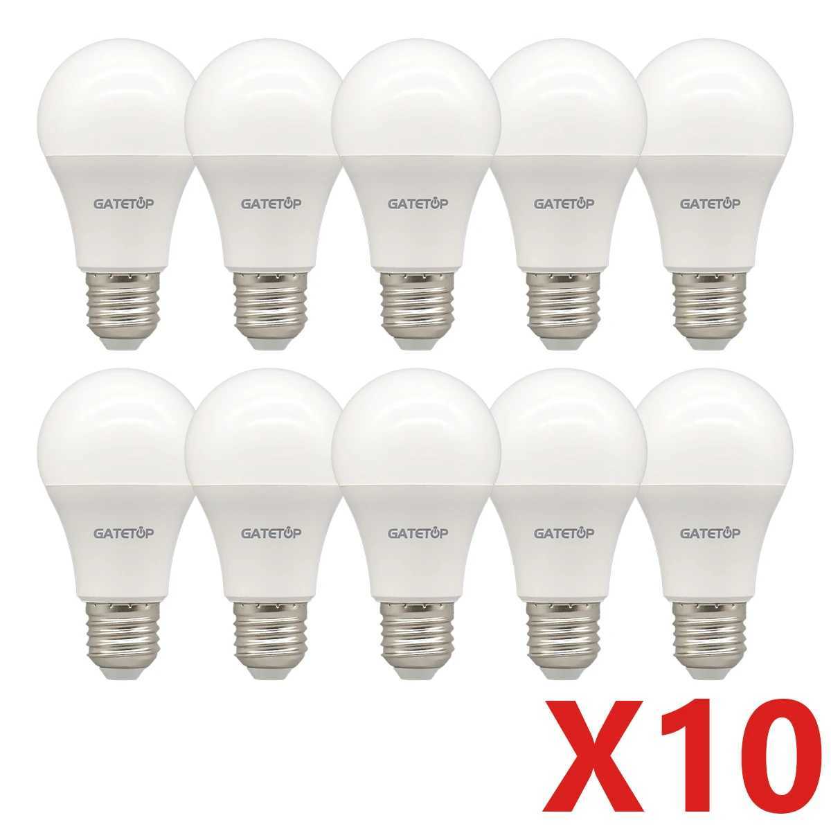 10pcs/lot LED bulb E27 AC 110V 220V 3W 8W 9W 12W 15W 18W 20W 24W LED A60 G45 lamp Saving Cold Warm White Bulbs for Home Light C251115