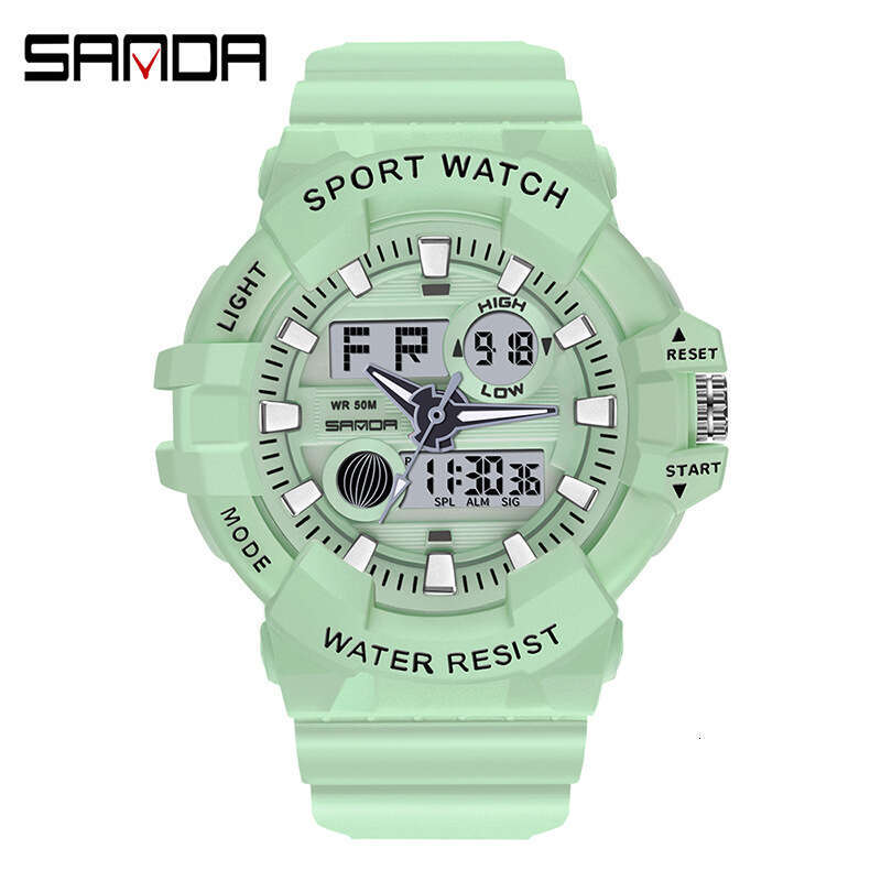 DHgargets Sanda Electronic for Men, Special Forces Tactical Military Men's Watch, Multi-Function Sports Luminous Outdoor Student Watch