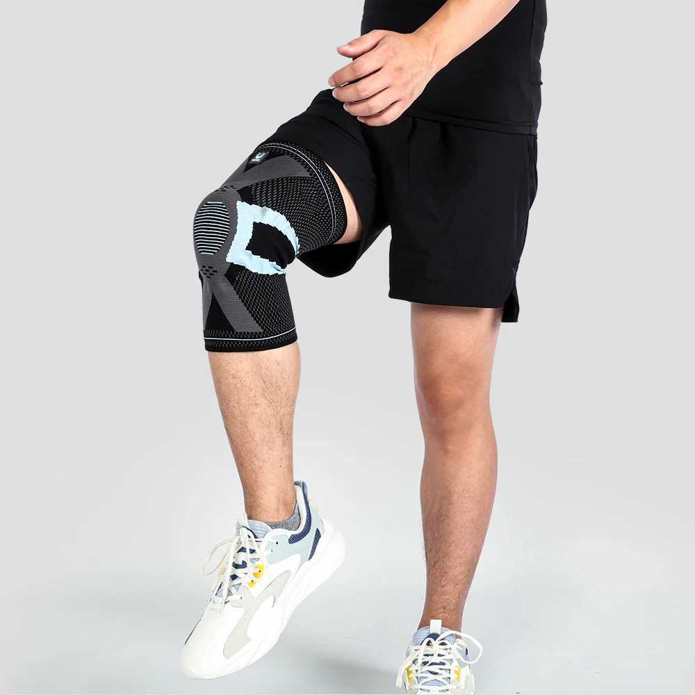 Vilico Fitness Knee Pads Silicon Padded Patella Brace Kneepad Joint Support Compression Sleeve Basketball Knee Brace J250917