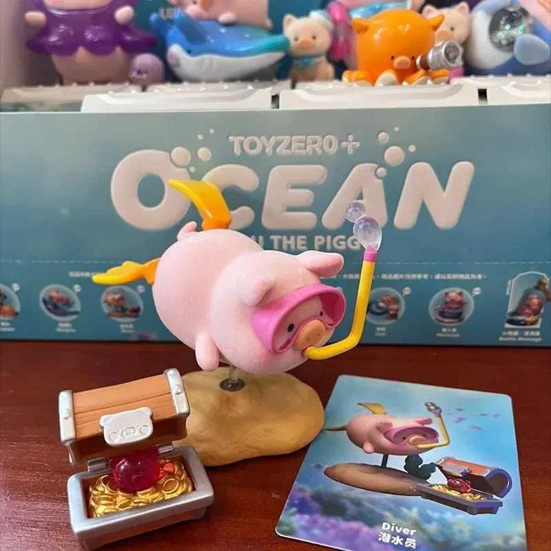 Lulu The Piggy Ocean Series Blind Box Kawaii Tide Player Action Figure Display Toys Desktop Collection Mysterious Surprise Gifts C250917