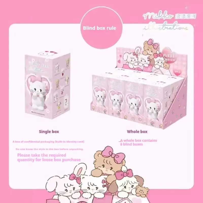 Miniso Mikko Blind Box Start A Dream Series Blind Box Trendy Play Garage Kit Lovely Doll Girl Ornament Birthday Gift Kids Toys C250917