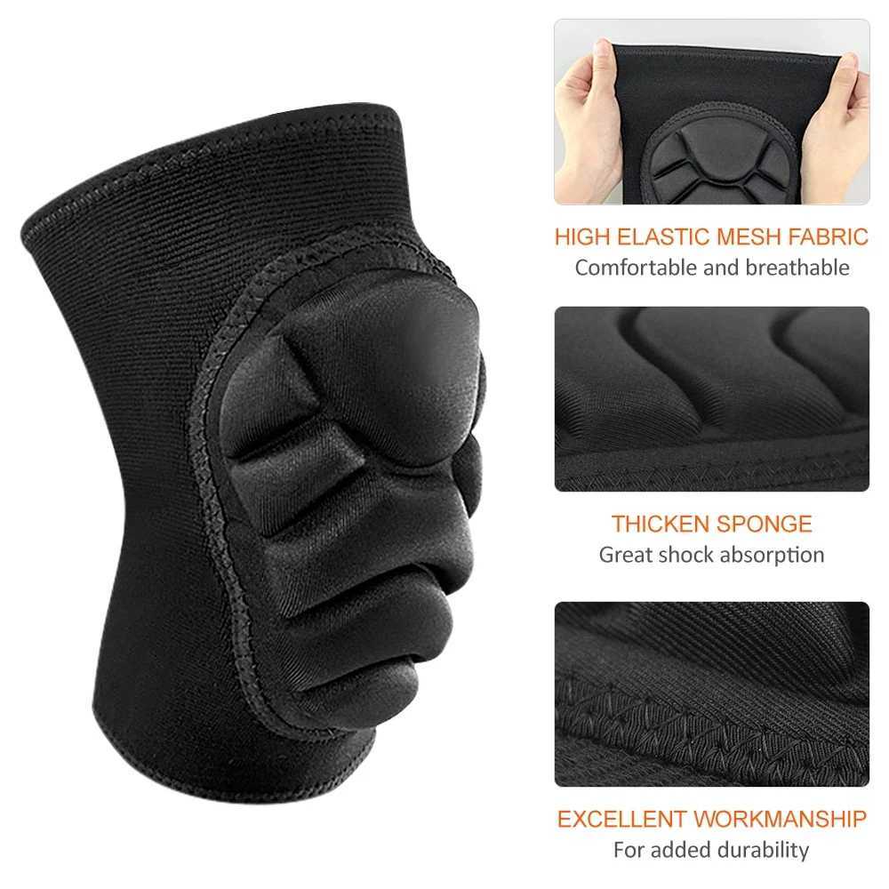 1Pair Protective Knee Pads Elbow Sleeves GuardThick Sponge AntislipCollision Avoidance Sport Protective Kneepad Skate Soccer J250917
