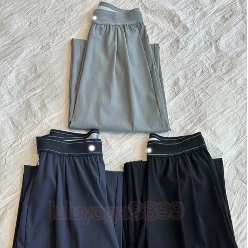 Designer Yoga Sports Pants Womens High-Waist Full-length Dance Studio Trousers Straight-Leg Suit Up Trouser Wide-leg Pants Jogger Sweatpants Wrinkle resistant