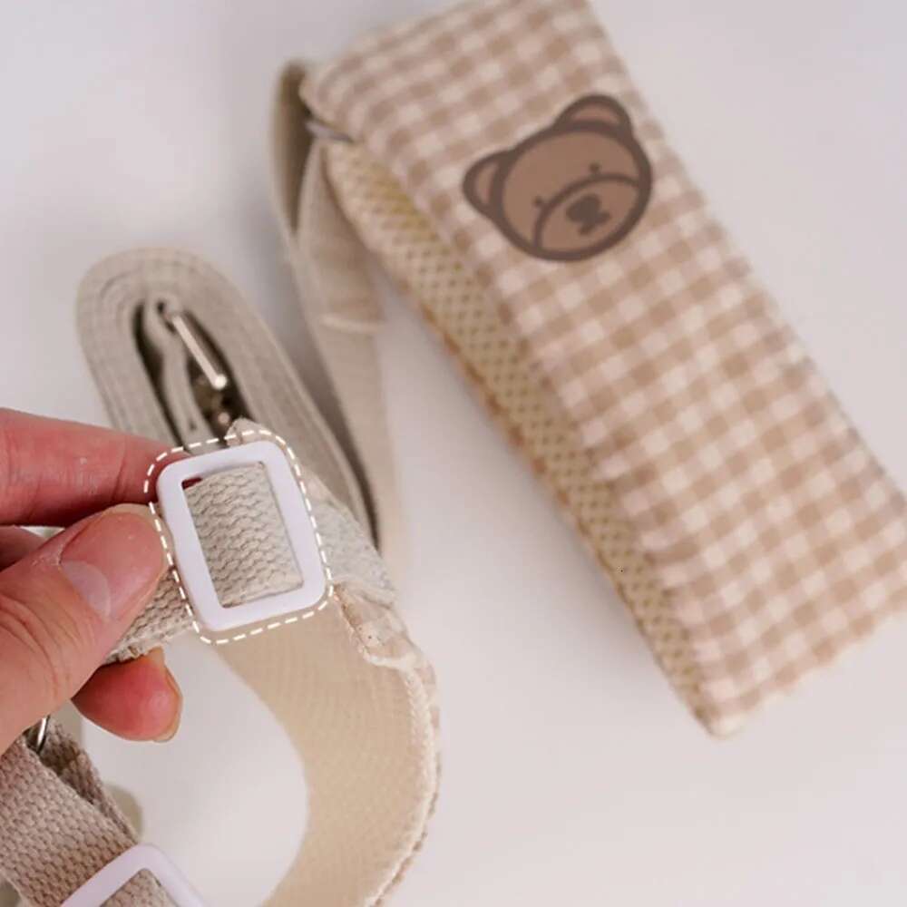 Set Cut Bear Plaid Stripe Leash Rope for Puppy Ins Style Walking Harness Small Dog Supplies