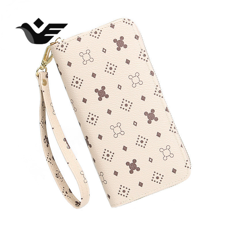 Feiyan Free Shipping New Designer Wallet 2025 High Quality Women's Wallet Korean Long Wallet Multi Card Coin Wallet Wallet Zipper Handbag