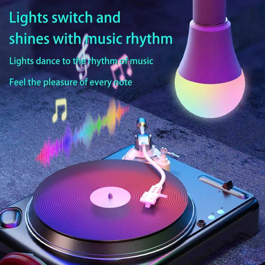 Tuya Smart WiFi Bulb Alexa Led Lamp E27 B22 RGB Smart Light Bulbs 18W 12W 15W 110V 220V Lamp For Google Assisatnt Smart Life C250917