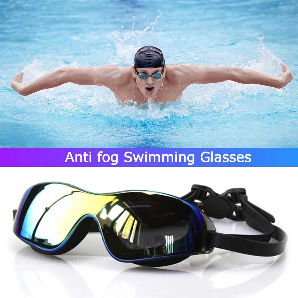 Swimming Goggles Adjustable Electroplate Diving Glasses No Leaking Swim Sports Eyewear for Women Men Youth Kids J250917