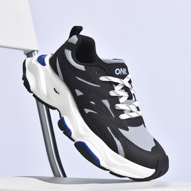 ONKE Men's Sports Shoes New Autumn Thick-Soled Women's Shoes Breathable Dad Shoes Mesh Material No Sweat In Autumn Fit For Commute And Shopp