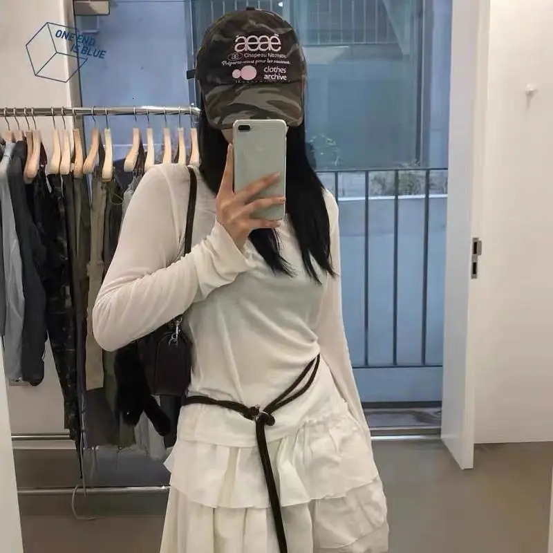 Korean Vintage Camouflage Letter Embroidery Baseball Cap Spring Autumn Unisex Peaked Cap Couple Cap 250917