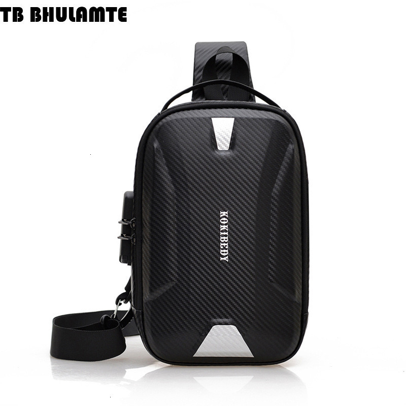 Free Shipping Designer Bag Luxury Bag Hard Shell Men's Chest Bag Texture Large Capacity Crossbody Bag Water-resistant Cycling Motorcycle Bag Busi