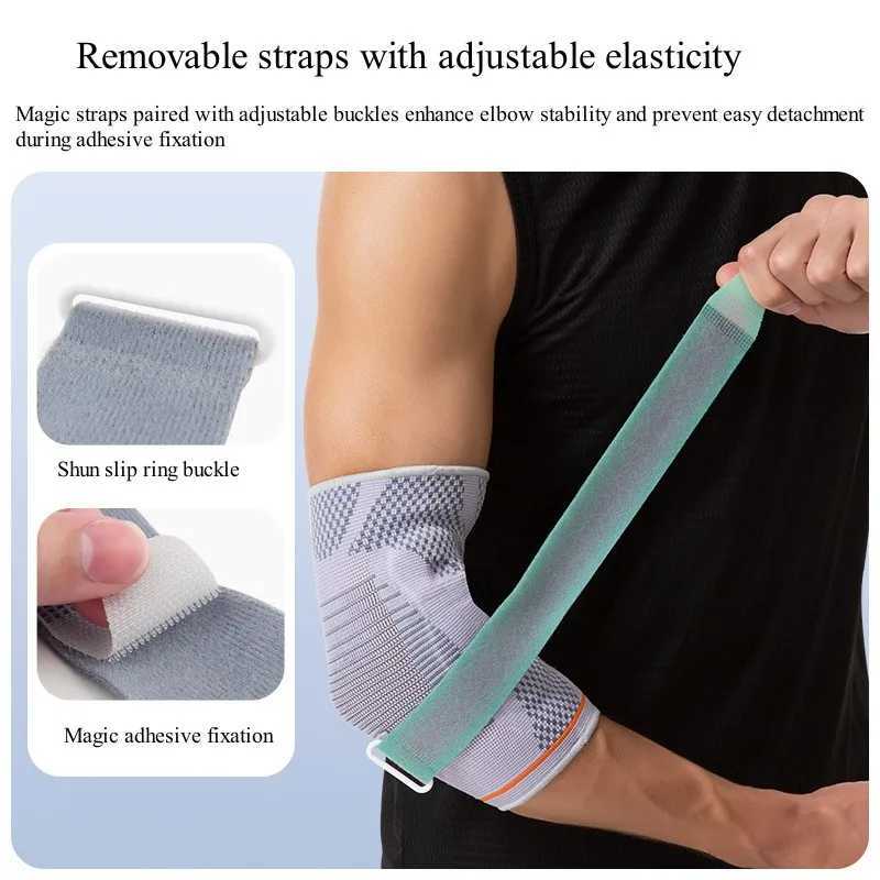 3D Woven Adjustable Elbow Strap Brace Arm Protector Compression Basketball Elbow Pads Sleeves Support Unisex Sport Safety J250917