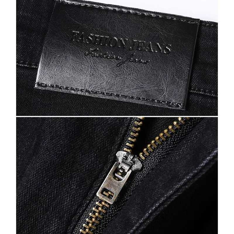 New Spring Mens High Street Casual Jeans Korean Designer Comfortable Stretch Trousers Classic Vintage Slim Fit Denim Pants MaleZ250917