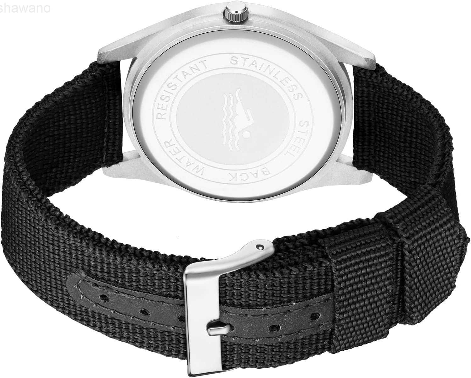 Unisex Military Watches Sport Textile Nylon Strap Stylish Men Watch Luminous Fashion Watches Analog Display Quartz Waterproof Casual WristwatchW250916