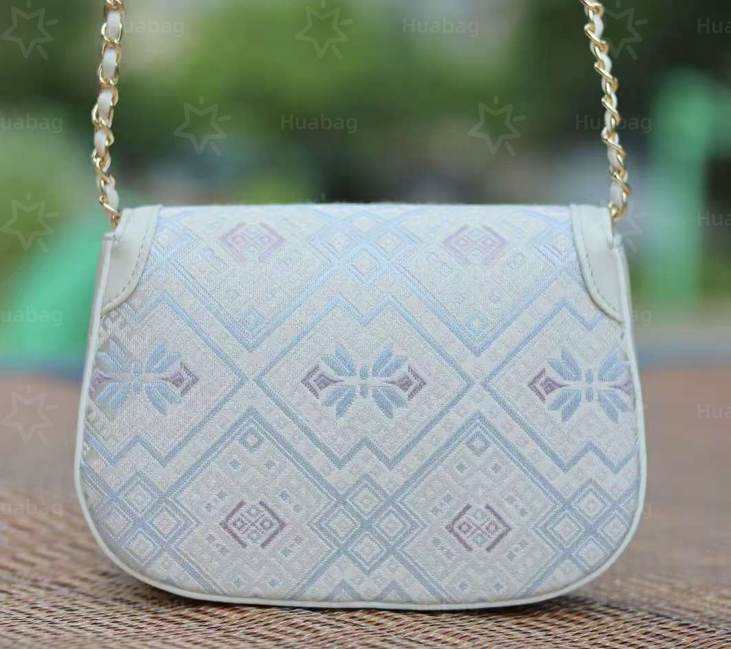 Hand Embroidery Tote Bag Luxury Designer Bag Top Shoulder Bag Purely Intangible Cultural Heritage Song Brocade New Chinese-Style Women's Bag Fash