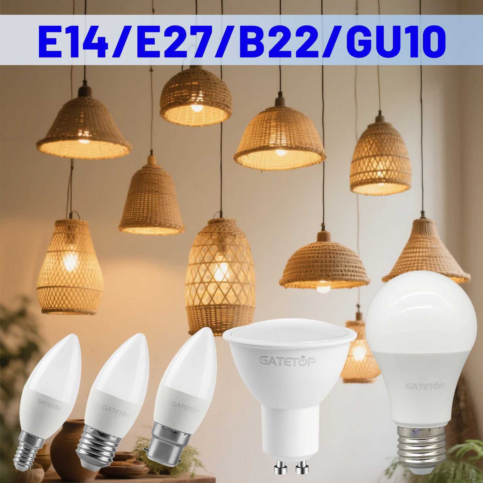 1050pcs E14 E27 GU10 LED dimming bulb candle lamp Spot light 220V 5W 7W 10W in accordance for 90 dimmer applications month C250917