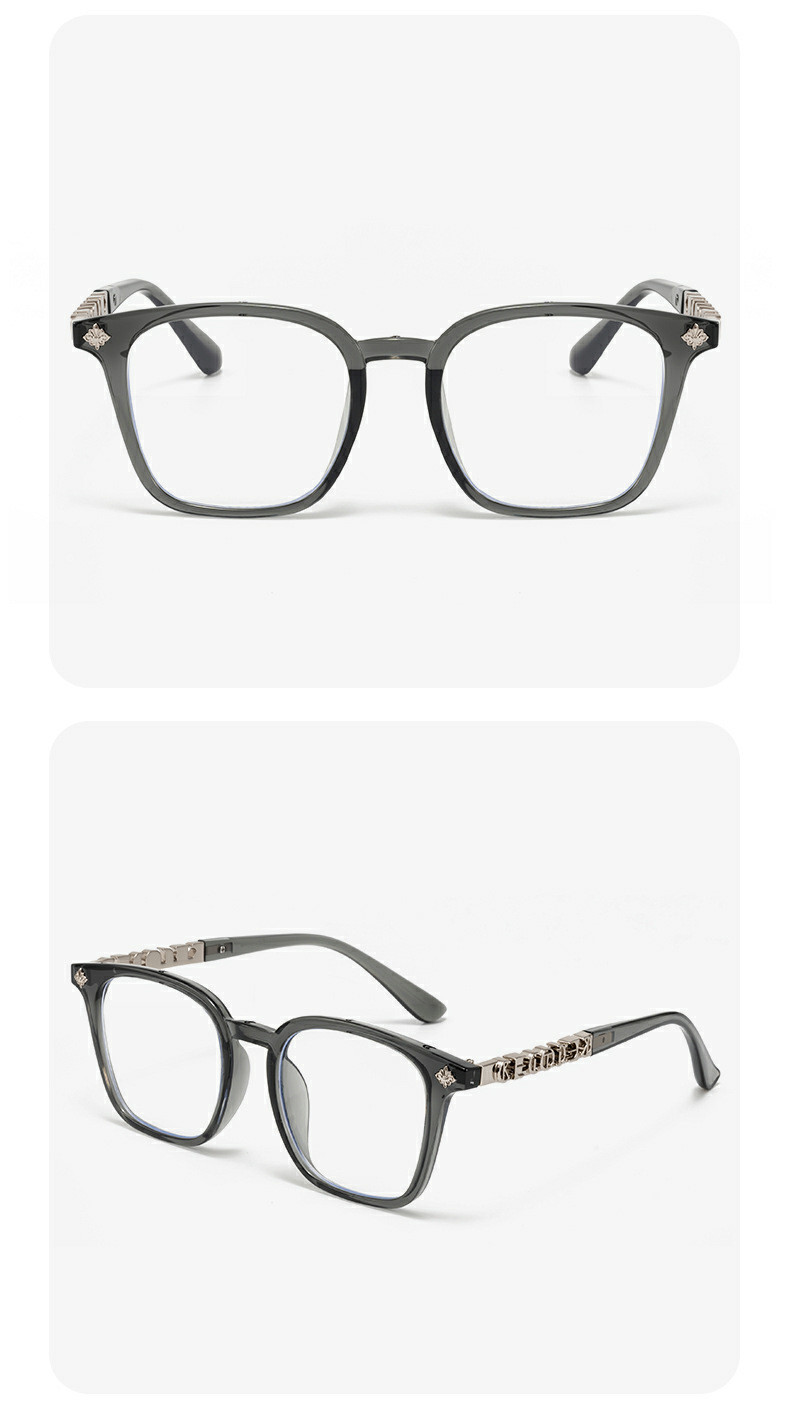 Designer Sunglasses For Women Men Business Glasses Frame Anti-blue Light Flat Mirror Glasses Square Frame Sunglasses KA039