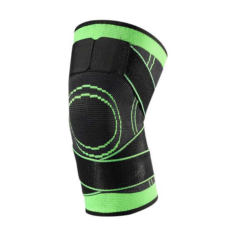 2PCS Knee Compressions Sleeve with Adjustable Straps for Running Working Out and Sports Wearing All Day J250917