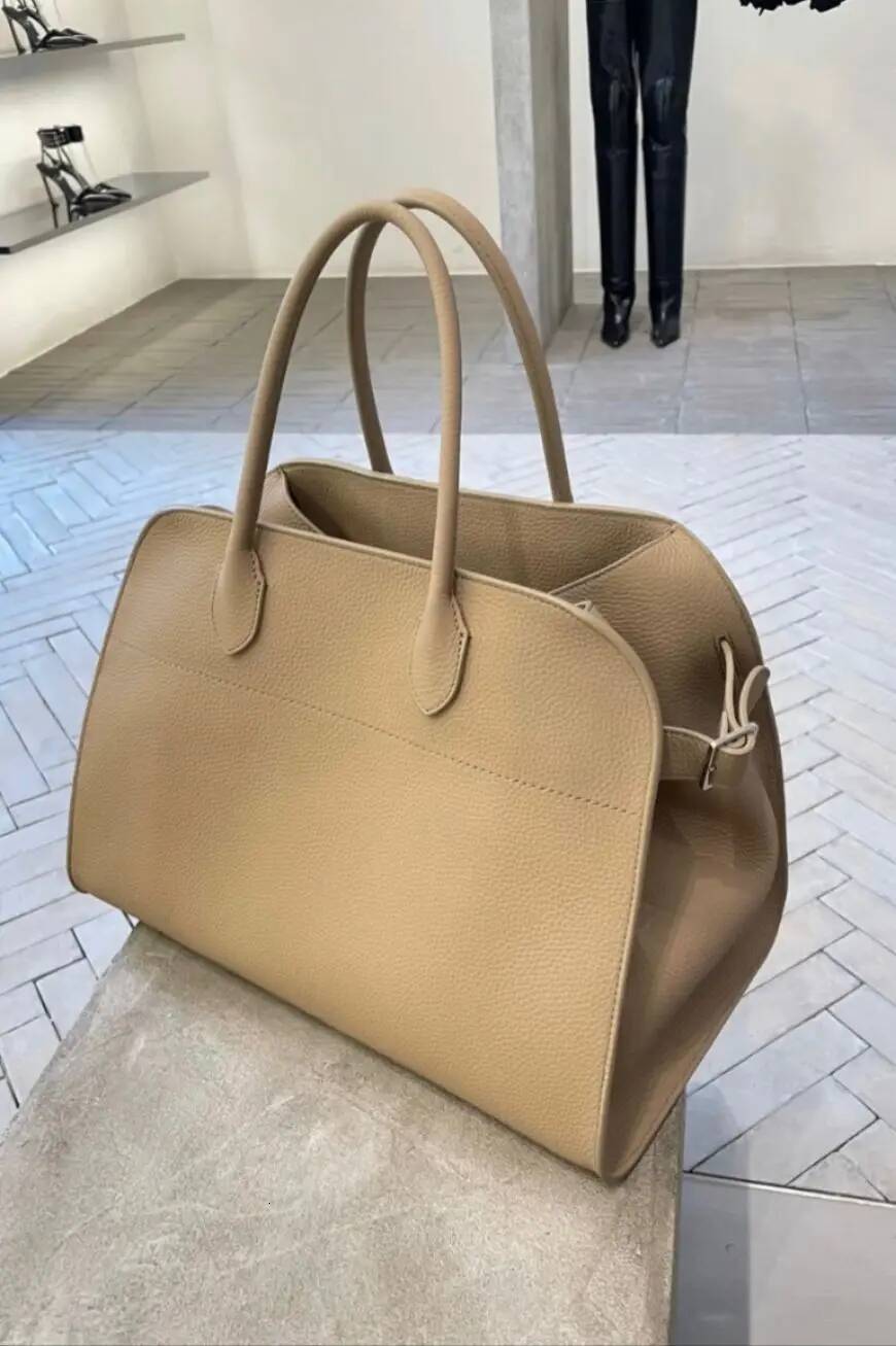 2025SSS Margaux 10/12/15 High Quality Tote Fashion Large Capacity Casual Shoulder Bag Commute Suede Handbag