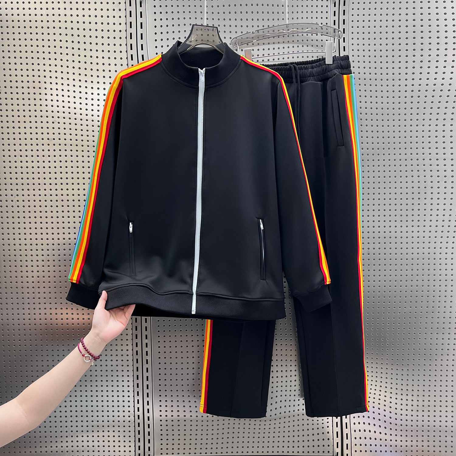 Designers Mens Womens Tracksuits Sweatshirt Zipper Loose Suits Hoodies Veste Femme Jackets Pants Sportswear Jogging Sweatshirts Angels Tuta Uomo