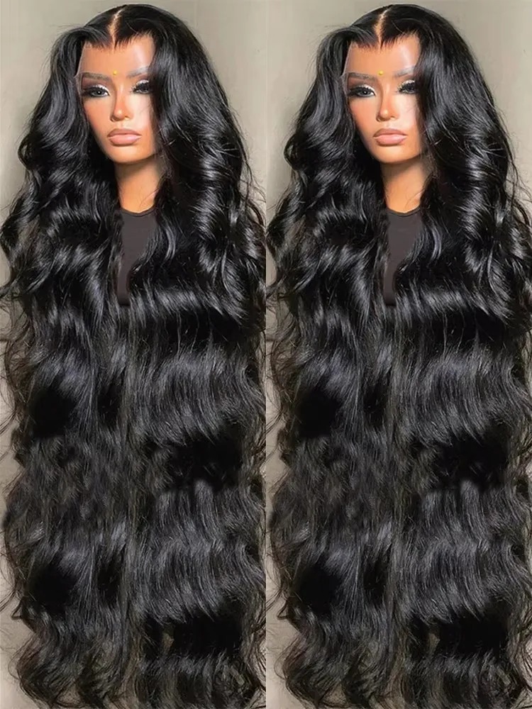 40 42 Inch Body Wave Human Hair Wigs 13x6 HD Lace Frontal Wig Brazilian Water Wave Glueless Wigs 100% Human Hair 13x4 Lace Front Wig for Women