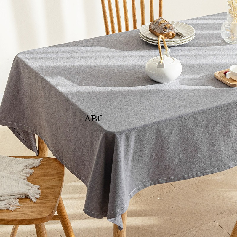 Solid Color Fabric Photography Background Dormitory Dessert Table Tablecloth TY7