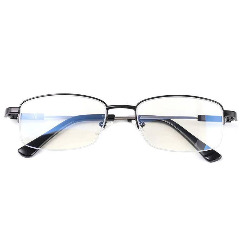 Progressive Multifocus Reading Glasses Blue Light Blocking Titanium Anti-fatigue Full frame Multifocal Readers Eyeglasses 1.0to4 ddmythur