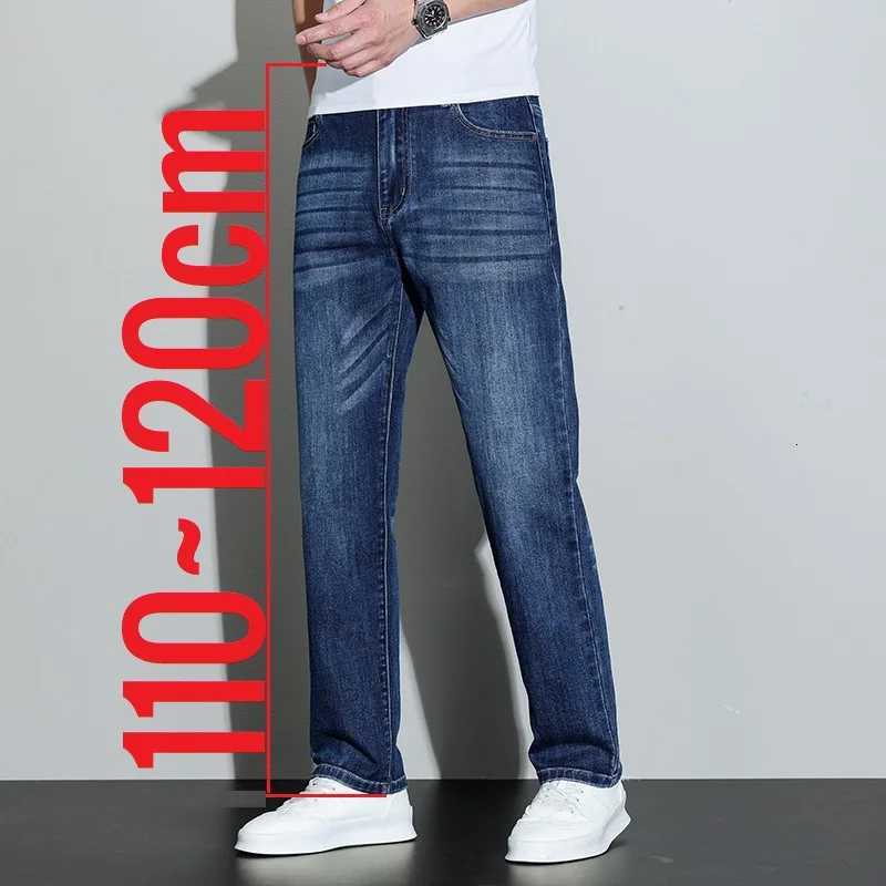 190cm 200cm Mens Tall Jean Straight Regular Fit Denim Pant Male Teeneeger Stretch Extra Long Length 110 115 Cm 120cm LengthenedZ250917
