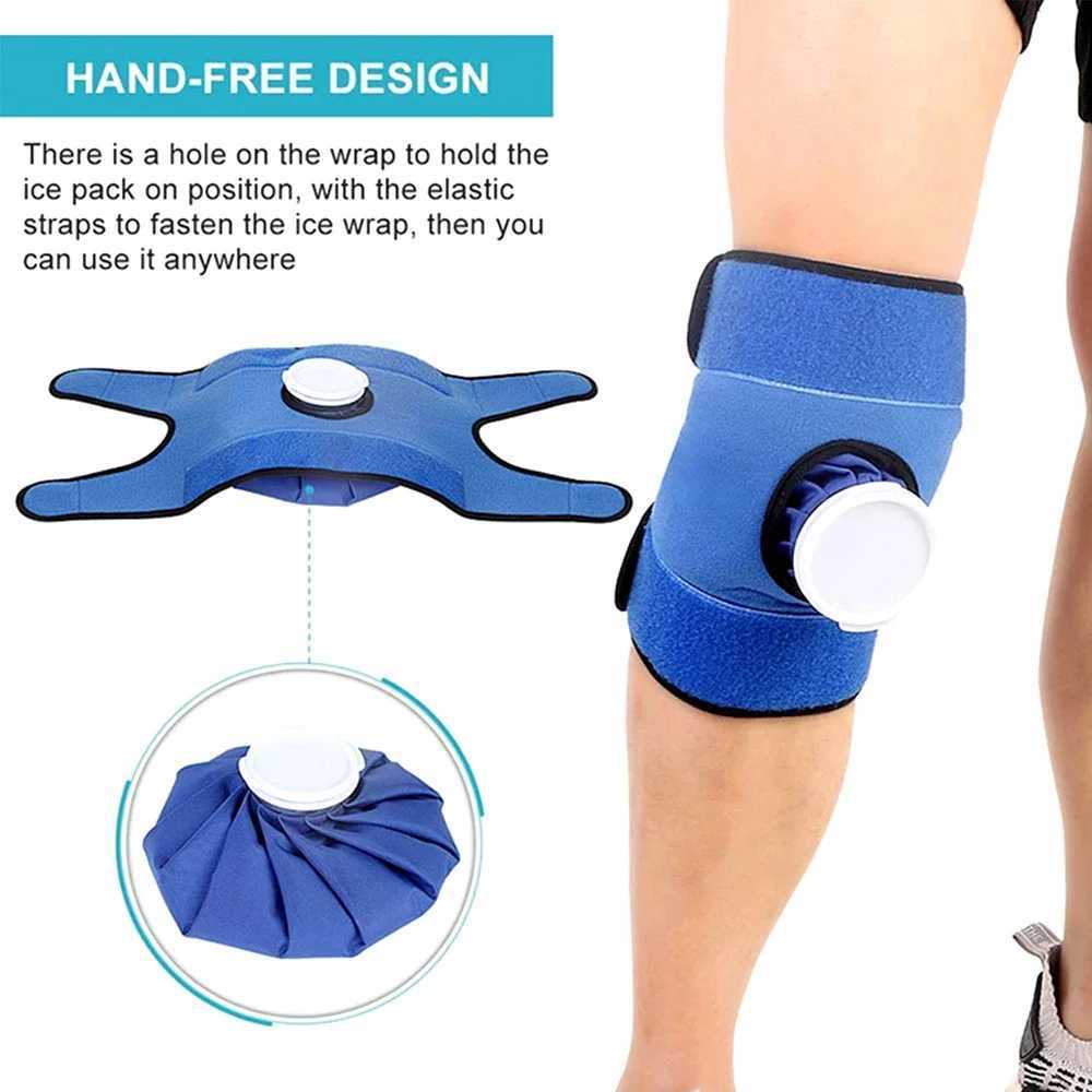 1Pcs Shoulder Knee Ankle Waist Bracewith IceHot Compress Cloth Pack Holder for SprainsMuscle Pain BruisesInjuriesSwelling J2509171