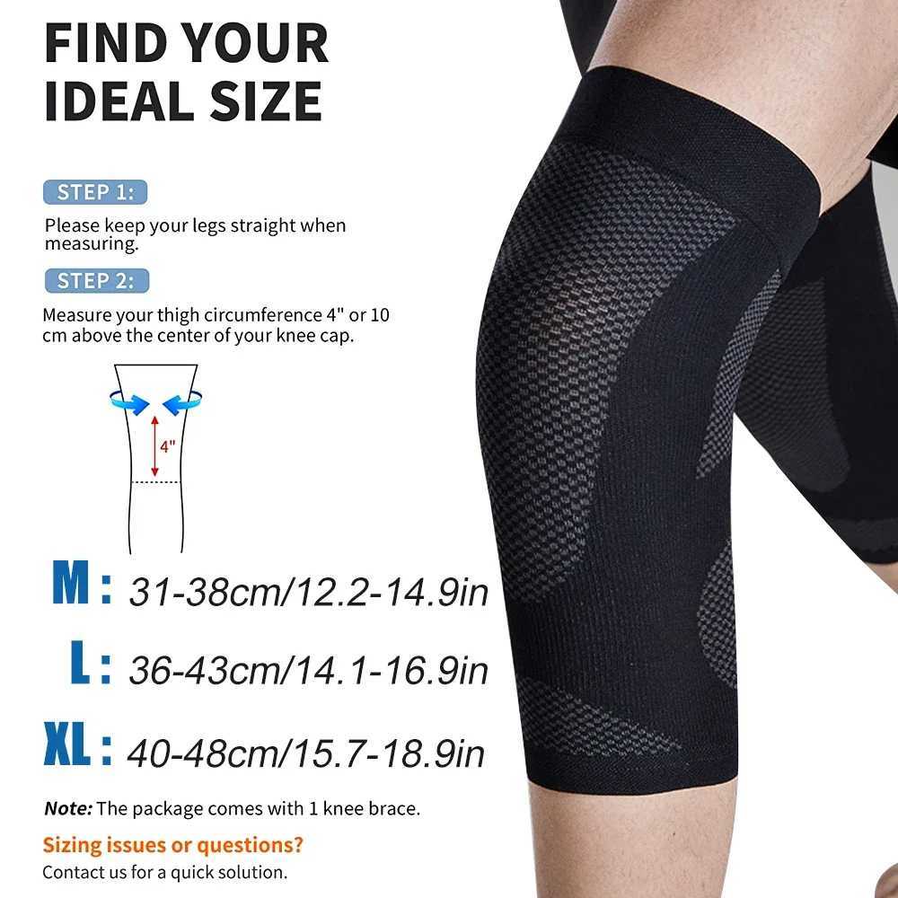 1Pair Knee Braces Ultra Thin Compression Sleeves for Arthritis Running Breathable Gym Support for MenWomen J250917