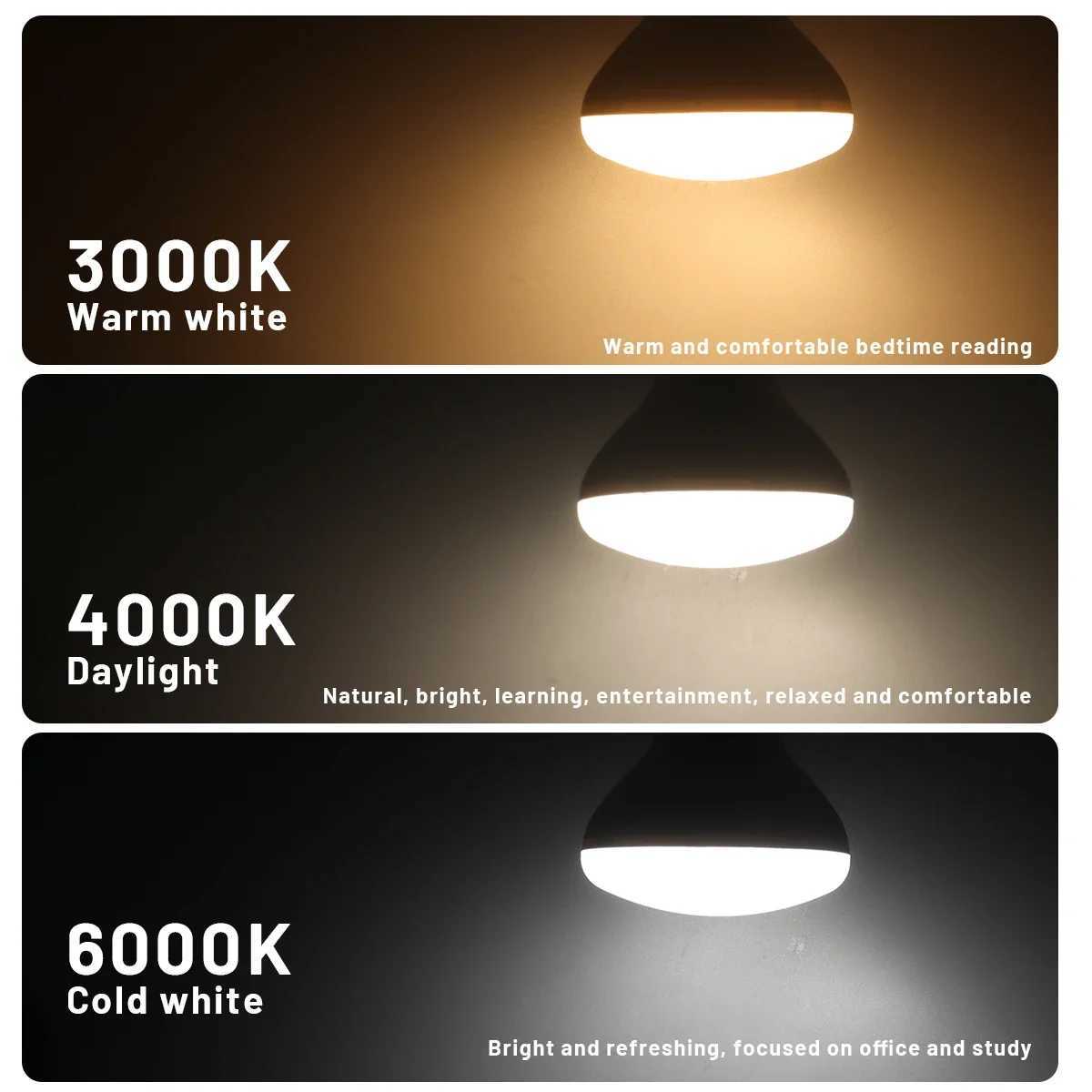 120Pcs LED Bath Bulb Lamp E27 E14 Mushroom Bulb R50 R63 R80 220V 6W 10W 12W Non Strobe Warm Cold Light In Line with ERP20 C250917