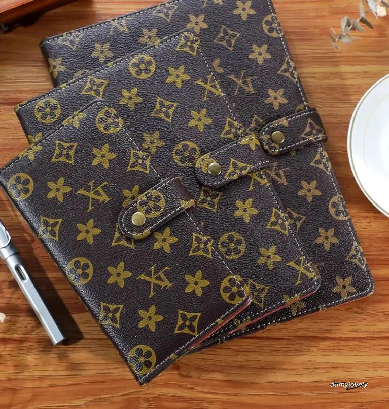 Wholesale Diary Book A5 Fashion B5 Notebook Hard Surface Copy 25K Notepad Small Portable A6 Office With Buckle Business 250818 ddmylovely