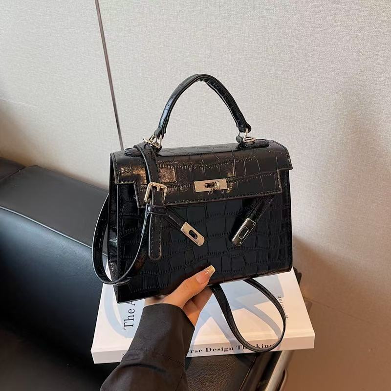 Handbag For Women 2025 New Summer Niche Stone Pattern Korean Version Versatile And High-End Single Shoulder Crossbody Bag