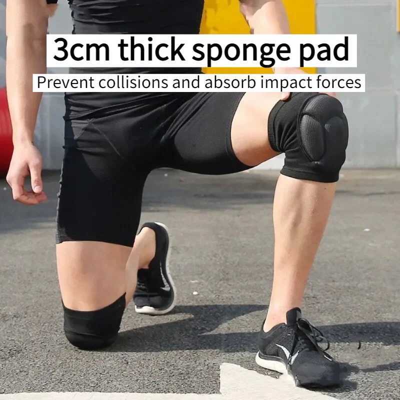 1pair Knee Pads Sports Knee Pads Anticollision Thickened Sponge Kneepads Brace Support for Gym Basketball Volleyball Dancing J250917