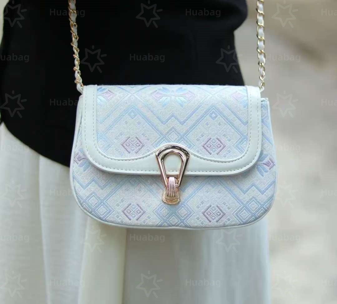 Luxury Designer Bag Top Shoulder Bag Purely Hand-Embroidered Tote Bag Intangible Cultural Heritage Song Brocade New Chinese-Style Women's Bag Fas