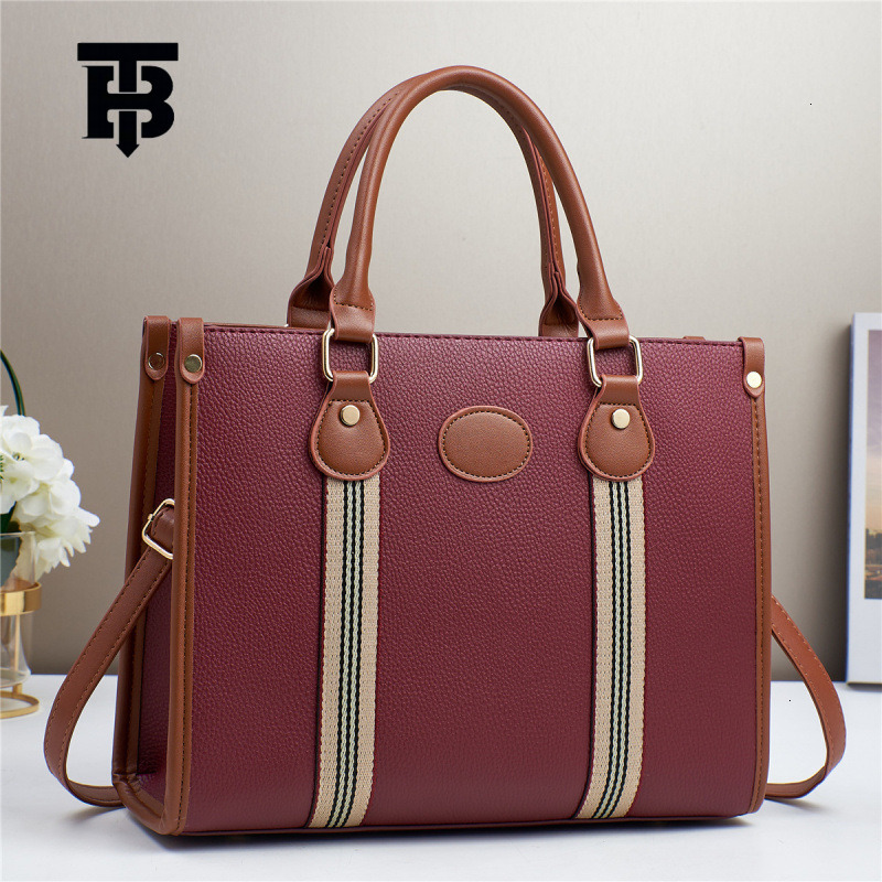 Designer Bag Large Capacity Tote Bag 2025 New Simple Commuter Handbag Commuter Casual Luxury Bag Travel Dual-use Cross-border Bags