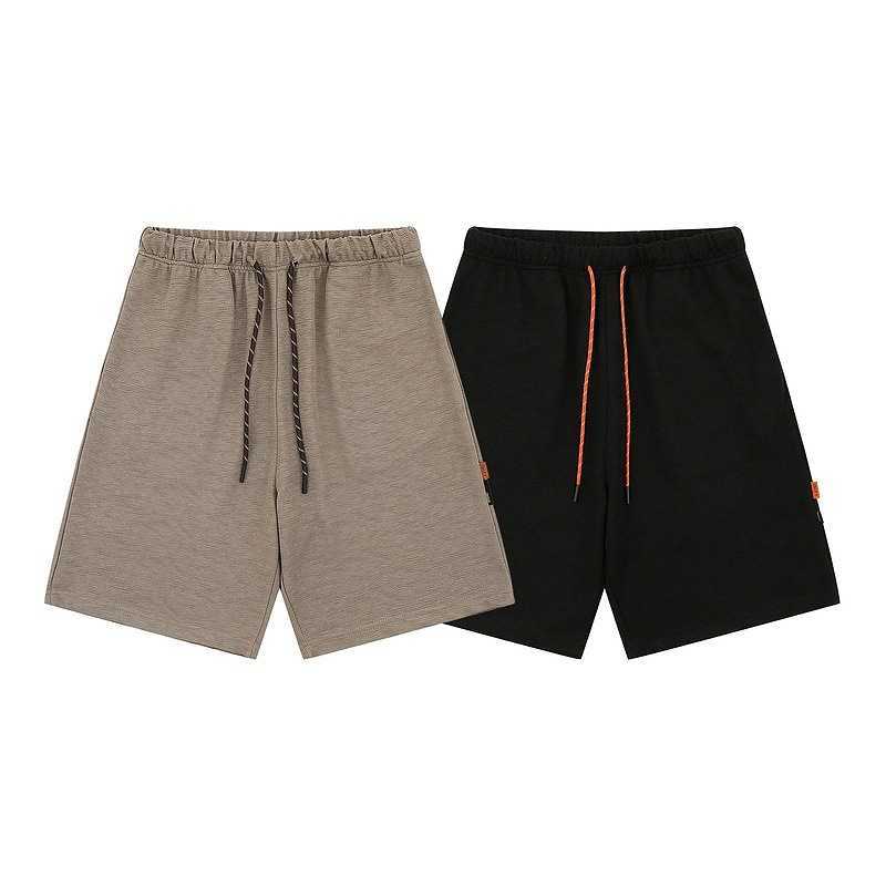 Loose sports running pants for men and women, casual pure color five-packs, loose summer beach pants J250917