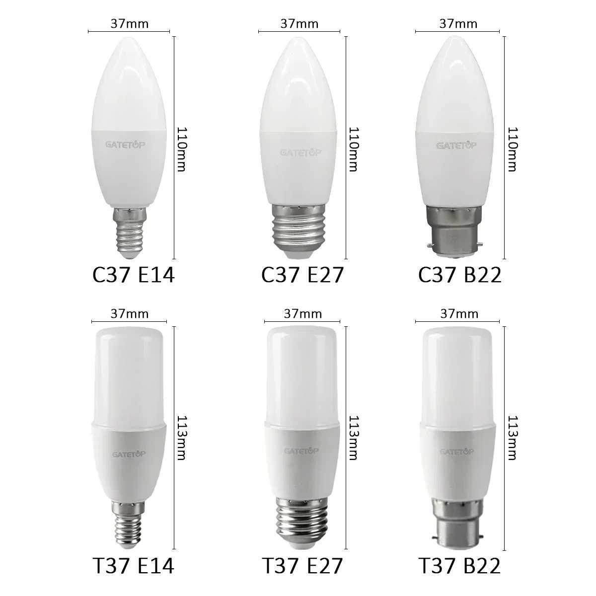 Bombilla Led Bulb Change Color Light CCT 3000K 4000K 6000K E27 B22 E14 GU10 GU53 Base LED Spotlight for Home Living Room C250917